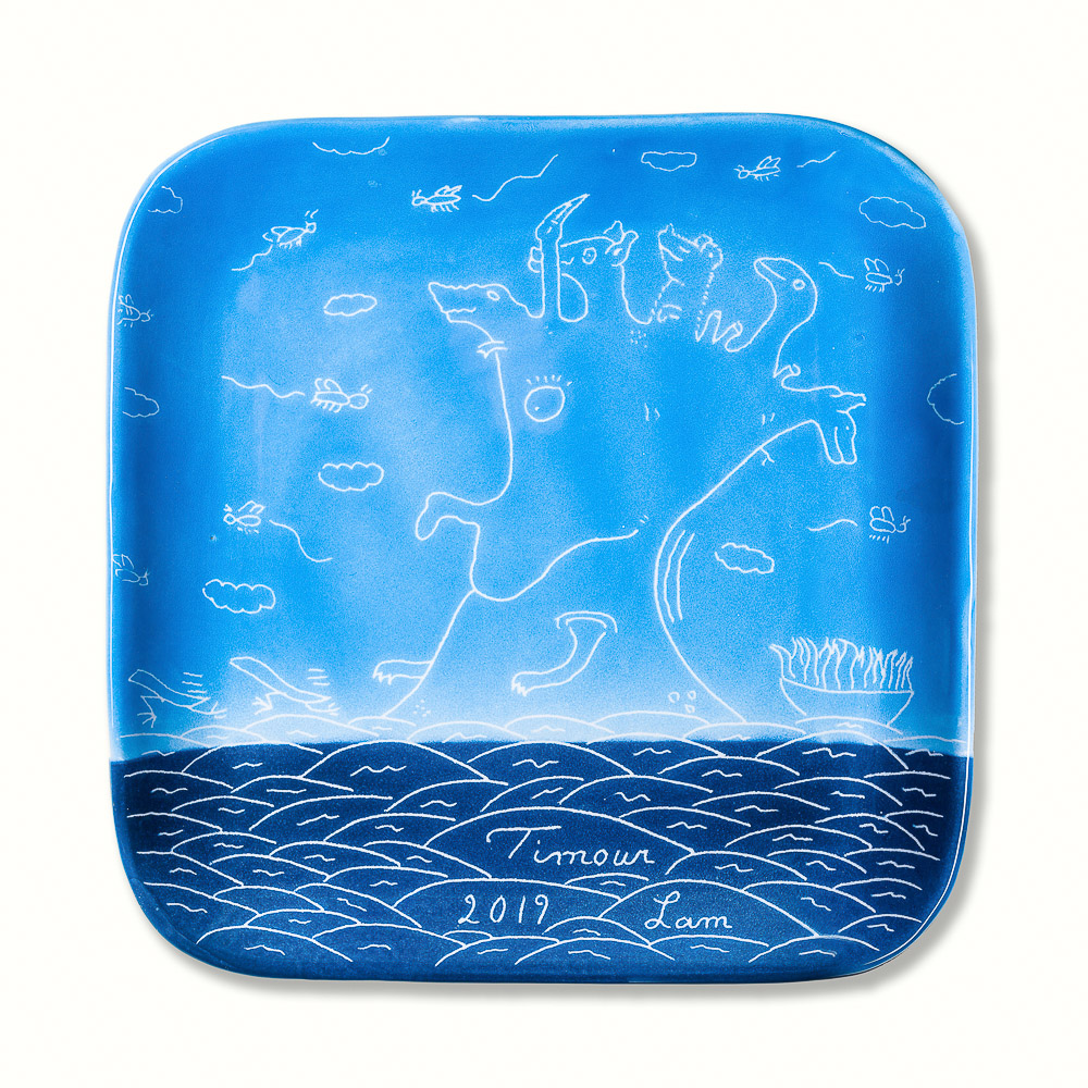 « Le bal des abeilles ! » (37 cm X 37 cm) 300 €